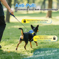 No Pull Dog Harness, 2 in 1 Retractable Harness with Auto-Lock, Reflective Breathable Mesh and Handle, Adjustable Leash 