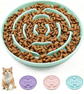 UPXDUMI 6.85'' Wide Shallow Whisker Friendly Slow Feeder Cat Bowl