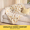 Luciphia 3 Pack Cute Cat Blankets Cozy Small Throw for Pet Puppy,23"x16"