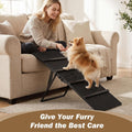 VavoPaw Metal Dog Ramp for Couch, Foldable Pet Ramp for Small Dogs 100 LBS