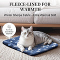 Fogkiss Dog Bed Mat, Reversible Crate Pad & Cute Dog Bed - Machine Washable Kennel Mat with Ultra Soft for Small Dogs & Cats