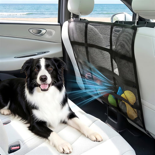 VavoPaw Dog Car Barrier, Car Net for Dog, Pet Barrier for SUV/Truck