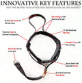 No-Pull Dog Headcollar – Stops Sudden & Constant Pulling on the Leash, Gentle & Effective Training Collar for Large & Sm