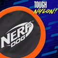Nerf Dog Zone Flyer Dog Toy, Flying Disc, Lightweight, Durable and Water Resistant, Great for Beach and Pool, 10.5 inch 