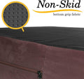 KOPEKS Dog Bed Replacement Cover Memory Foam Beds - Brown - Extra Large (Jumbo Size)