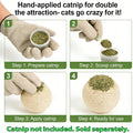 DMZBJ 4-Inch Sisal Cat Toy Balls with Crinkle Sound | Indoor Cat Toys for Teething, Claw Sharpening & Play | Large Size Prevents Rolling Under Furniture (White)