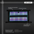 Kensington Stall Guard for Pony Horse Draft — Designed to Keep Horse Securely in Stall in Style — Adjustable Straps and 