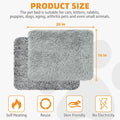 KOOLTAIL Self Warming Cat Bed, 4 Pack 16*20in Plush Extra Warm Self Heating Pet Pad for Crate, Floor, Indoor Outdoor, No
