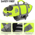 Queenmore XS Dog Life Jacket, Puppy Life Jackets for Small Dogs, Small Doggie Life Vest for Swimming, Lightweight Extra Small Dog Swim Vest with Handle, Puppy Life Vest for Boating, Cat Lifevest