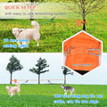 KATOLK Upgraded Dog Tie Out Cable for Camping, 100FT Portable Trolley System for 2 Dogs, Knot-a-Hitch Dogs Hitching System up to 250lbs, Dog Runner for Yard Camping Training Running Hiking Outdoor