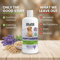 Puppy Shampoo and Conditioner, Tearless Puppy Wash, Lavender Scent, 8 oz