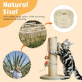 164 Ft Sisal Rope for Cat Tree, 1/6 Inch Natural Twine, Natural Color