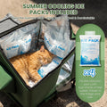 JUNSPOW Outdoor Cat House Weatherproof - All-Season Insulated Cat Shelter