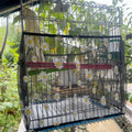 Large Bird Cage Seed Catcher Net Fits Round and Square Cages for Parakeet, Macaw, African Grey, M