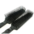 2pcs Horse Pet Detangler Plastic Comb for Long Tail Mane Forky Comb (Black)