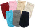 Dog Pullover Turtleneck Sweater Cozy Small Dog Warm Winter Sweater Red S for Bulldog, Poodle, Yorkshire, Cocker Spanie e