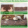 Halatool 2QT Leca Clay Balls for Terrarium Substrate – Lightweight Drainage