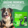 Pet N Pet Dog Poop Bags Rolls, 540 Count, Plant Based, Unscented, Green