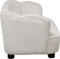 Paws & Purrs Retro Scalloped Back Sofa Style Pet Bed, Dog & Cat Couch with Tufted Cushion & Armrest, Stylish Indoor Pet 