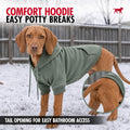 Tuff Pupper Dog Hoodie | Premium Quality Insulated Fabric | Ultra Soft Interior for Superior Comfort | Elastic Cuffs & D