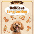 Gootoe Turkey Tendons for Dogs, Natural Chews, Strips, 3 oz Pack