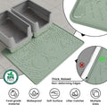OHMO Large Cat Litter Mat 31.5x23.6" High Raised Edge Silicone