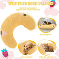 Novabright 2 Pcs Pillow for Cats and Dogs Little Cat Calming Pillow