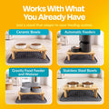Elevated Cat Food Stand for Cat Feeders & Bowls -4" Raised Cats Bowl Stand