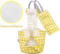 VANFAVORI Bird Diaper Flight Suit with 80-inch Leash Rope, M Size, Yellow