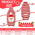 Sanwuta 3 Pcs Halloween Thanksgiving Christmas Dog Kint Sweaters Sets, S