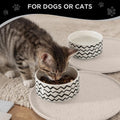 Comtim Waterproof Dog Food Mat - 2 Pack Silicone Pet Food Mat Dog Food Bowl Mats Cat Water Mats Eating Tray, Non-Slip Pe