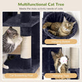 Globlazer F66 Corner Cat Tree, 66in Multi-Level Climbing Tower