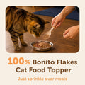 BONITOPPER Cat Food Topper, 100% Bonito Flake Powder, Made in Japan, 4 oz