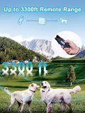 Bousnic Dog Shock Collar 2 Dogs (5-120Lbs) - 3300 ft Waterproof Training Collar for Dogs Large Medium Small with Recharg