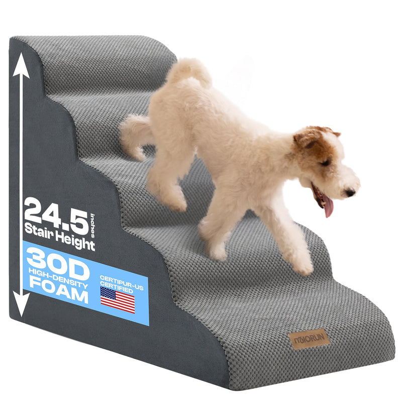 Miorun Dog Stairs for High Beds Up to 30