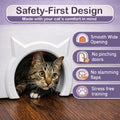 The Kitty Pass Interior Cat Door Hidden Litter Box Pet Door for cats up to 21 lbs