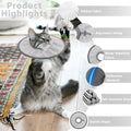 Seyezo Lightweight Cat Cone Collar Soft, Adjustable