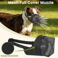 Mayerzon Full Covered Muzzle for Pitbull Bully Rottweiler Medium Large Dogs