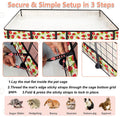 Guinea Pig Cage Liner，Washable Waterproof Oxford Cloth Cage Liners for Small Animals,Hamster Chinchilla Hedgehog Rabbit 