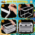 Shappy 2 Pcs Fish Tank Breeder Net Mesh Breeder Box, Fish Tank Separator