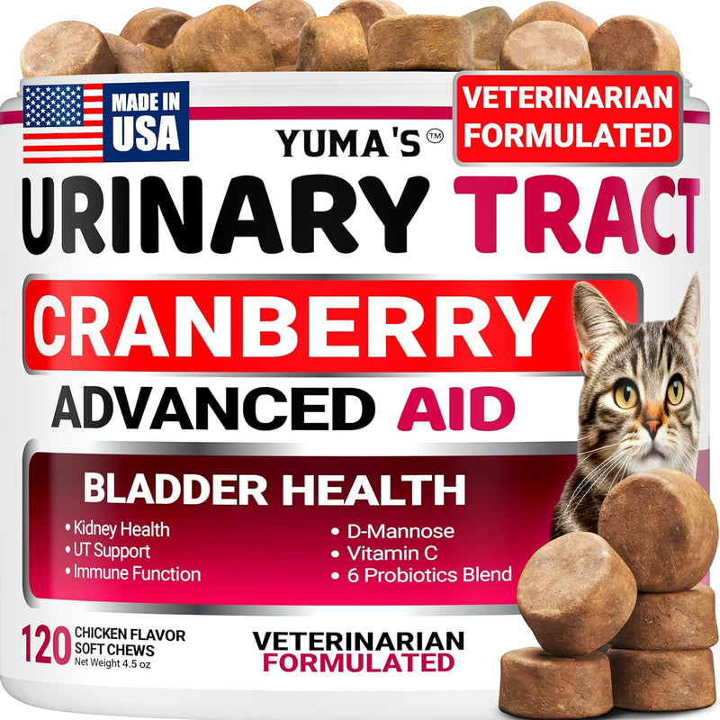 Cat Urinary Tract Health - Cranberry Supplement for Cats - Bladder Support
