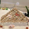 Hermit Crab Climbing Toys,Lizard Seagrass Mat,Hermit Crab Hammock with Suction Cups,Hermit Crab Supplies Decor Habitat,S