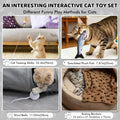 XIAPIA Cat Tunnel for Indoor Cats, 6-in-1 Collapsible Play Tunnel
