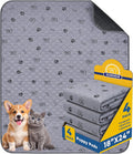 Sunheir 4 Pack Washable Pee Pads for Dogs, Waterproof Reusable Puppy Pads