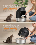 FEANDREA Plant Cat Litter Box Enclosure with Artificial Plant,19.3" L Inch