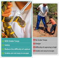 50" Collapsible Stainless Steel Snake Grabber Tool: Multi-Functional Hook, Tongs, Pole, Reacher for Safe Snake Handling 