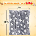 MEWTOGO 15.7" x 14" Bunny Bed for Rabbit Cage, Thickened & Soft