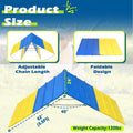 Dogs Agility Course Backyard Set, Non-Slip Dog Agility A-Frame with 2 Chains, Dog Agility Equipment, 84” x 24” Large Siz