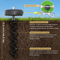 Dog Tie Out Cable and Stake 360° No Tangle Heavy Spiral Yard Stake and Retractable Dog Leash for Dogs Up to 10-90 lbs, 3
