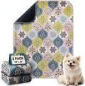 Washable Pee Pads for Dogs, Stylish Absorbent Reusable Training Dog Pads, Non-Slip and Leak-Proof Puppy Pads, Potty Pads